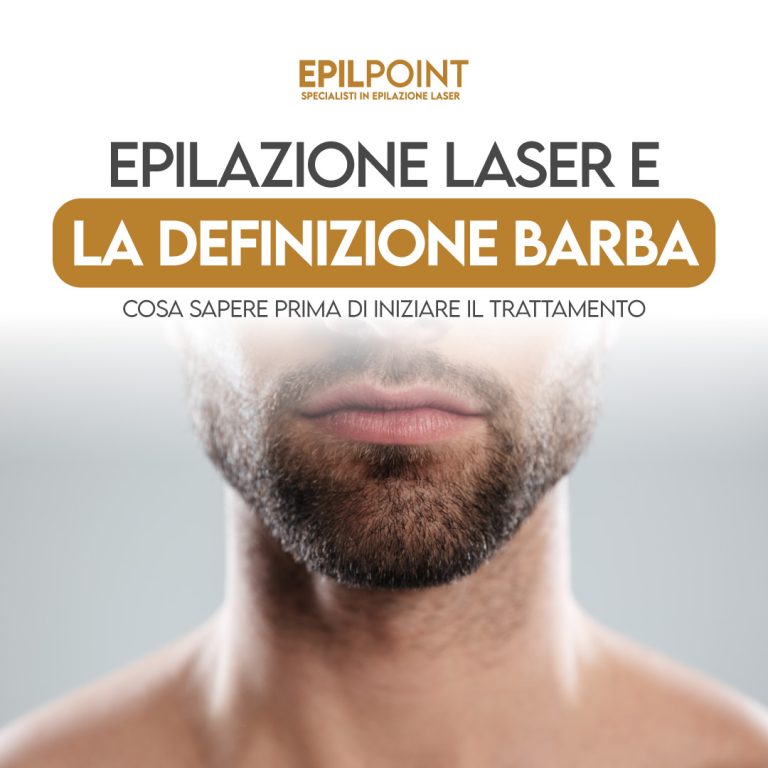 epilazione laser e definizione barba